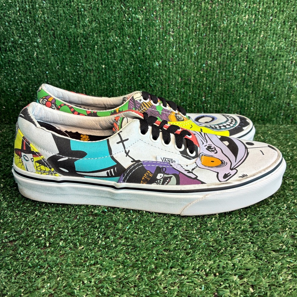 Vans x Nightmare Before Christmas Sneakers Halloweentown Mens 7.5 Womens 9.0